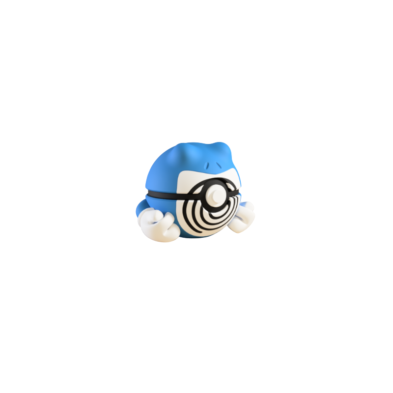 Pokéball de Poliwrath Impresa en 3D