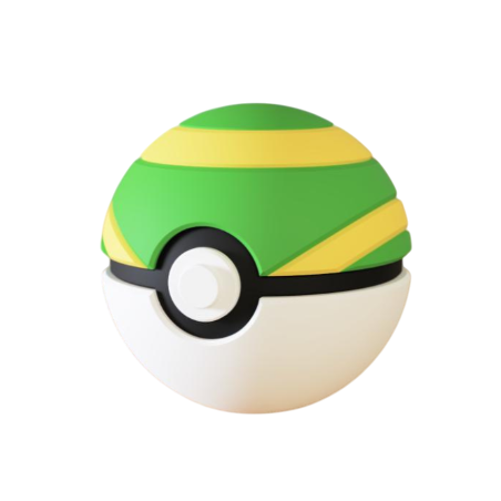Pokéball Nido Ball Impresa en 3D | Nido Ball Pokeball