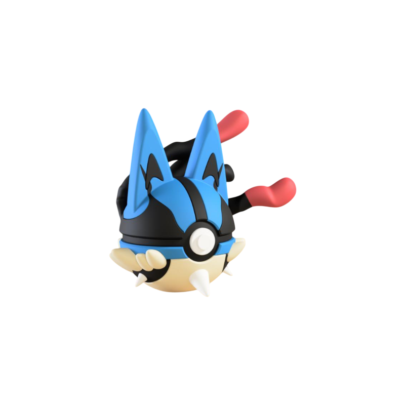 Pokéball de Mega Lucario Impresa en 3D