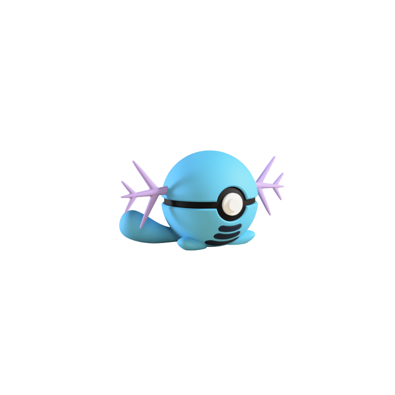 Pokéball de Wooper Impresa en 3D