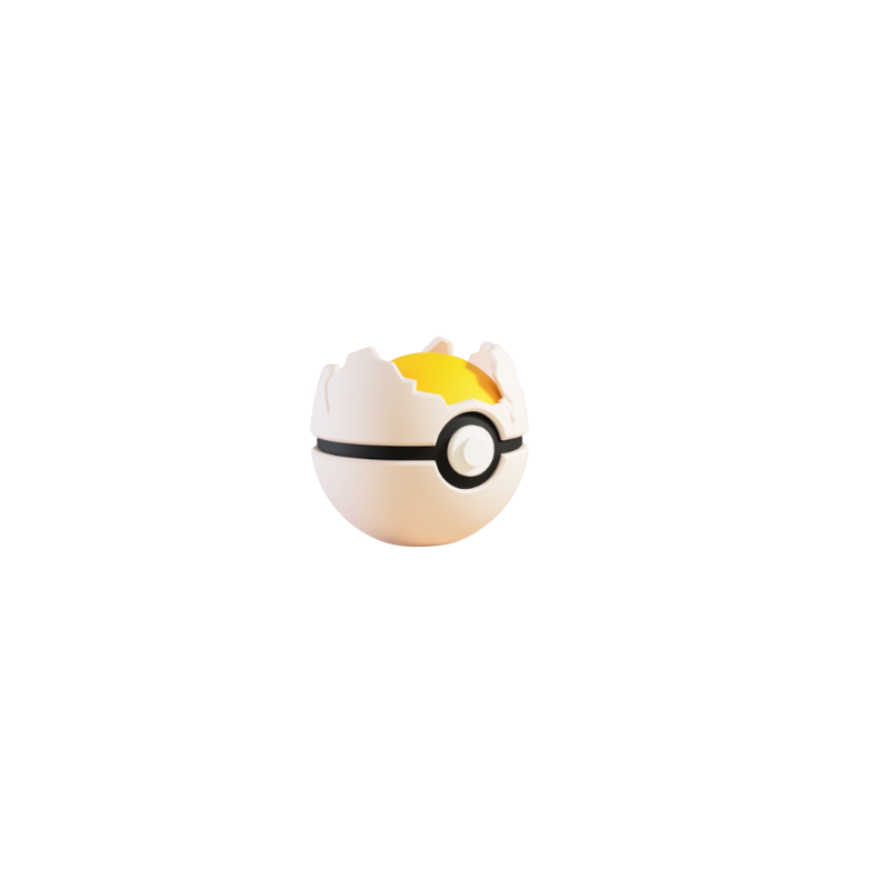 Pokeball de Exeggcute Impresa en 3D