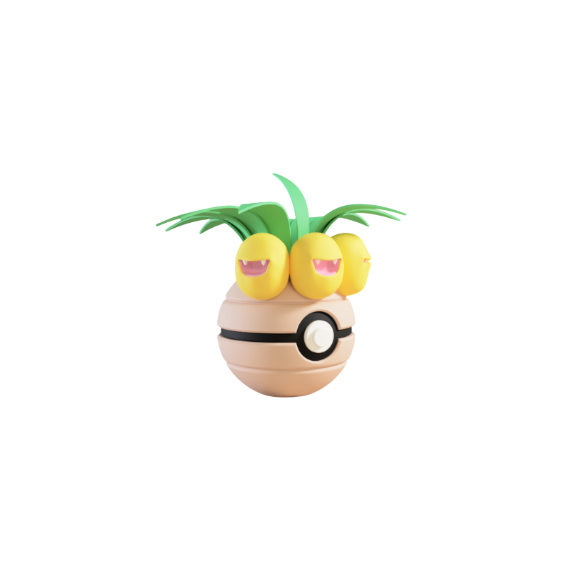 Pokeball de Exeggutor Impresa en 3D