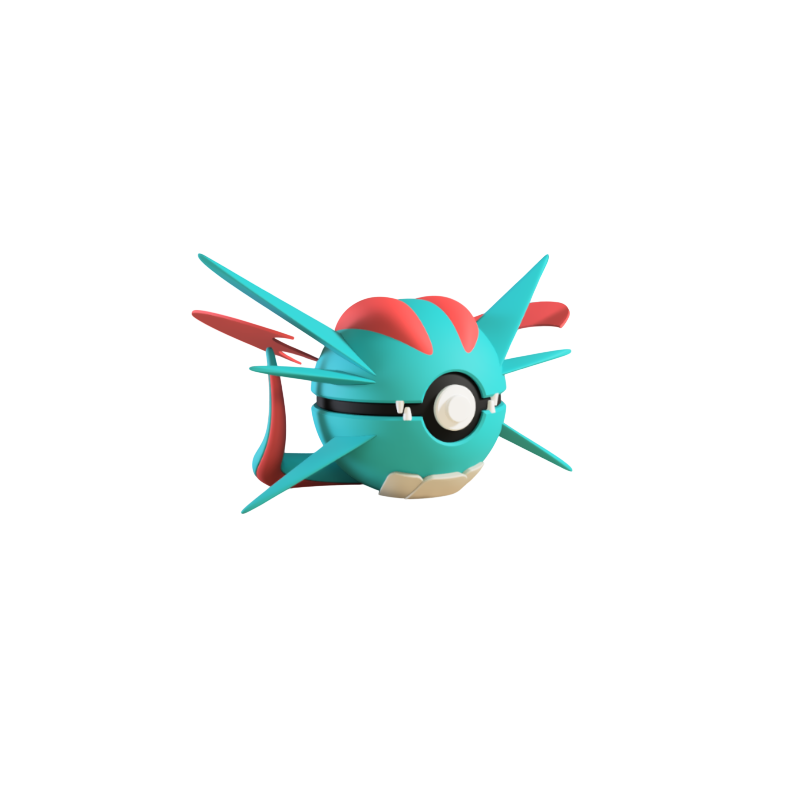 Pokeball de Salamence Impresa en 3D
