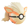 Pokeball de Arcanine Impresa en 3D