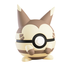 Pokeball de Furret Impresa...