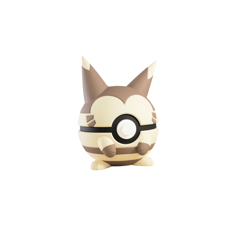 Pokeball de Furret Impresa en 3D