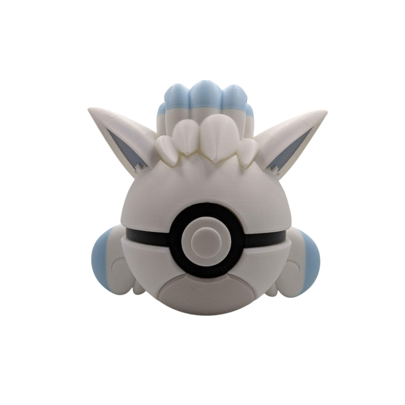 Pokéball de Vulpix Alola Impresa en 3D