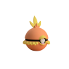 Pokéball de Torchic Impresa en 3D
