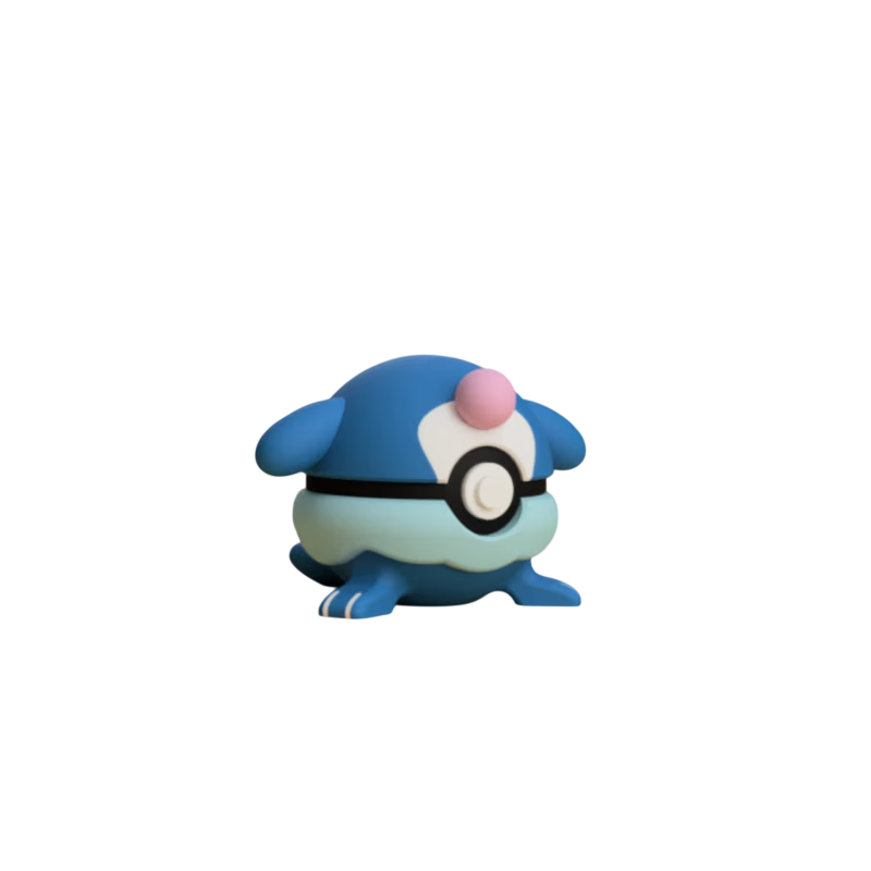Pokéball de Popplio Impresa en 3D