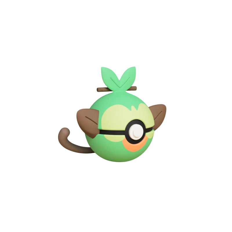 Pokéball de Grookey Impresa en 3D
