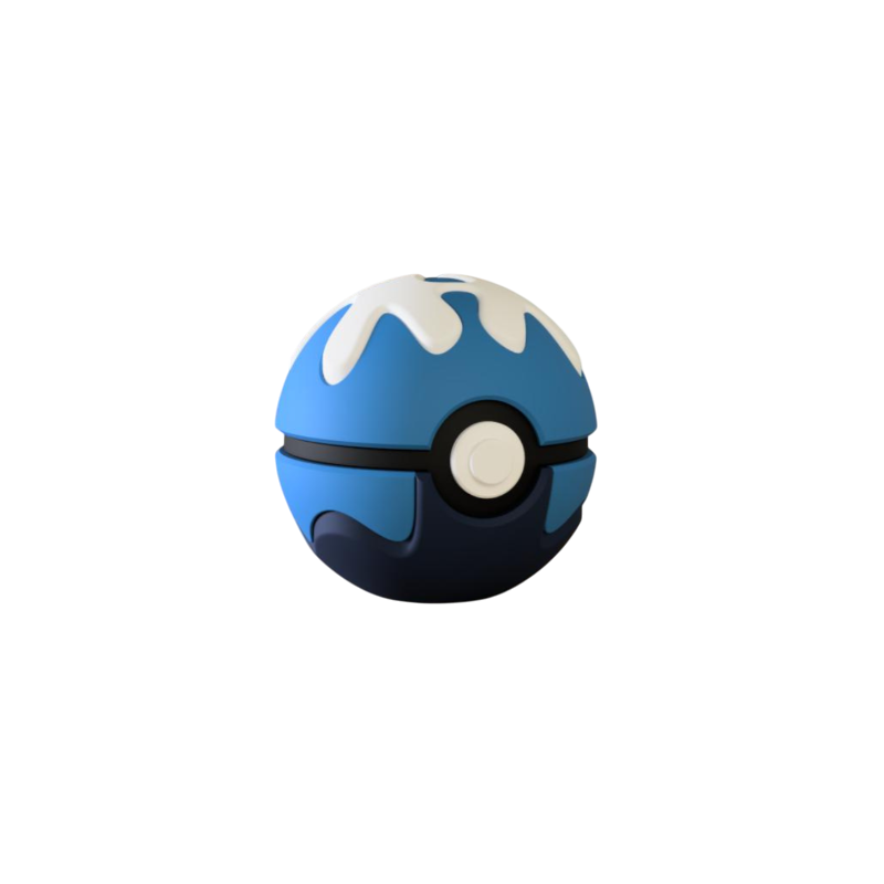 Pokéball Buceo Ball Impresa en 3D | Buceo Ball Pokeball