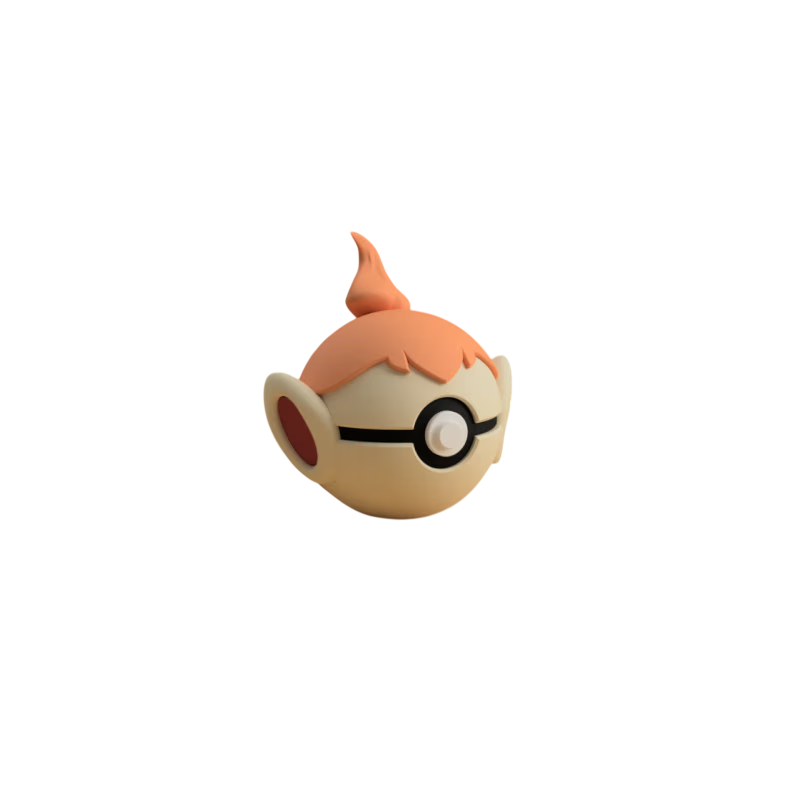 Pokéball de Chimchar Impresa en 3D
