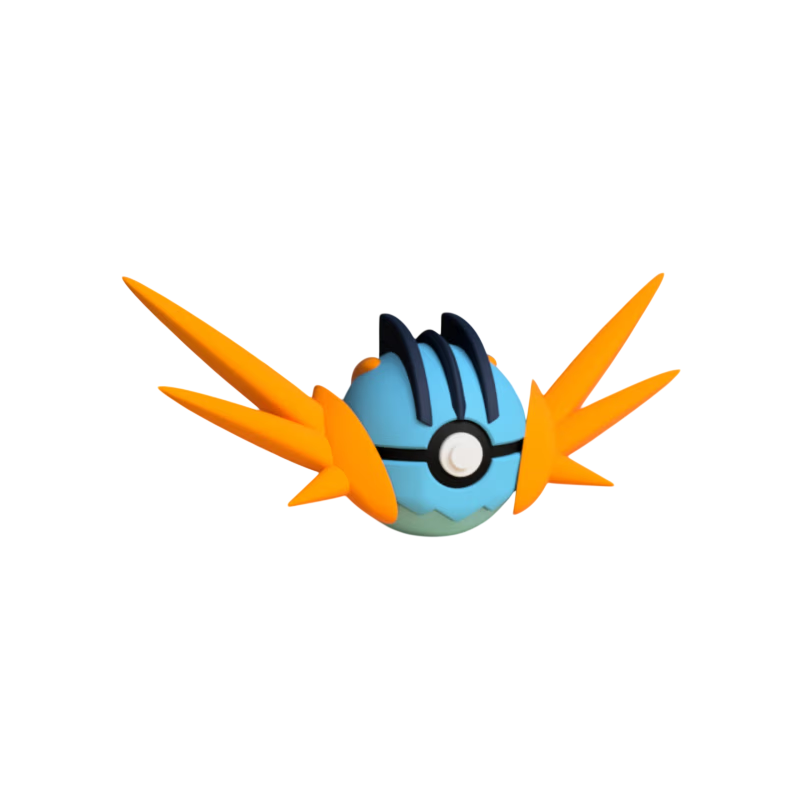 Pokéball de Mega Swampert Impresa en 3D