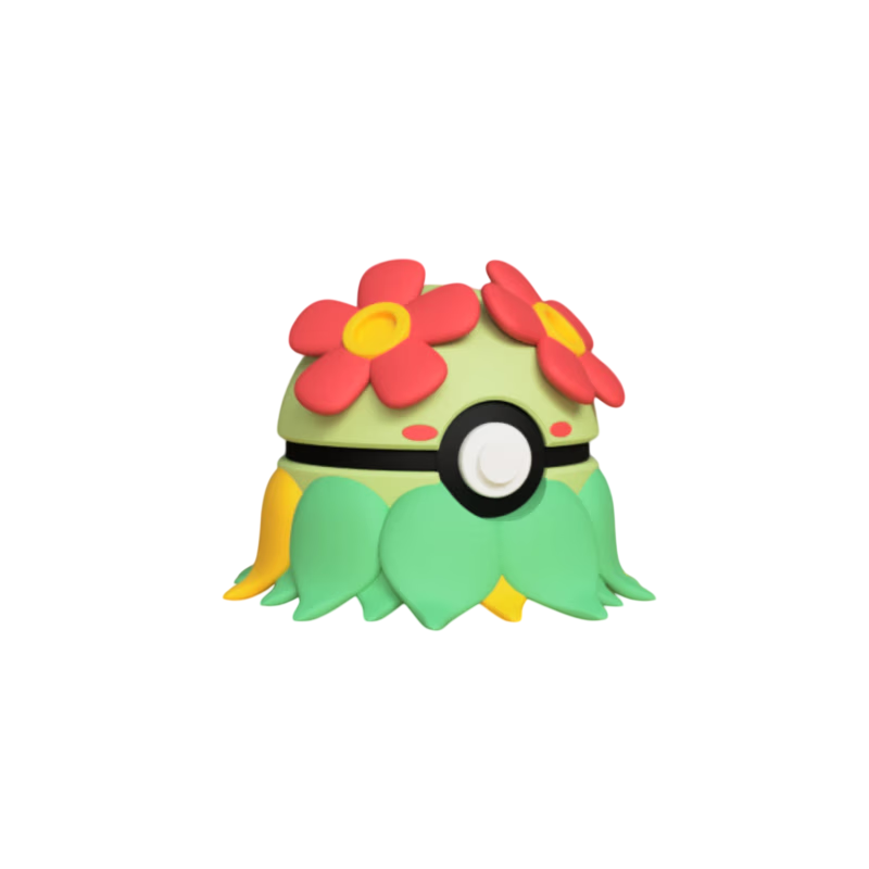 Pokéball de Bellossom Impresa en 3D