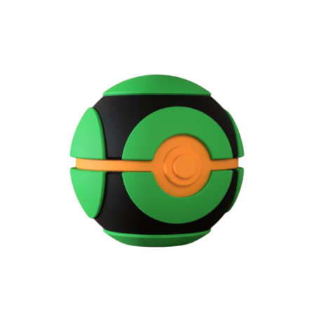 Pokéball Ocaso Ball Impresa en 3D | Ocaso  Ball Pokeball