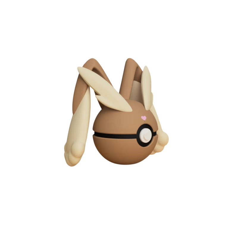Pokéball de Lopunny Impresa en 3D