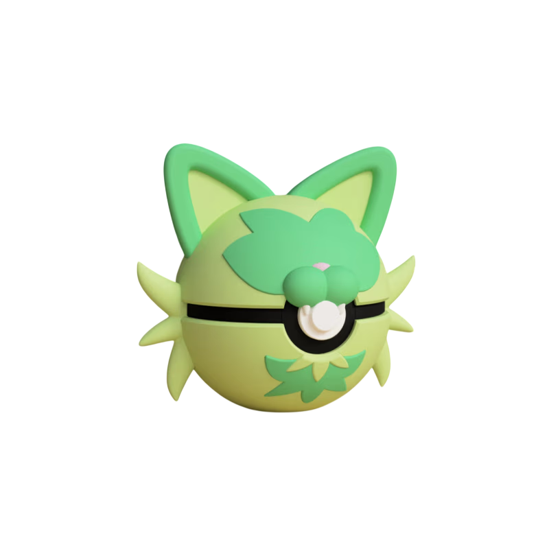Pokéball de Sprigatito Impresa en 3D