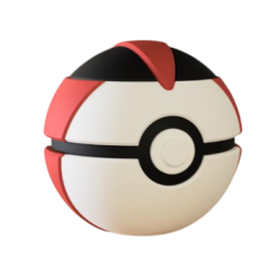 Pokéball Turno Ball Impresa en 3D| Turno Ball Pokeball
