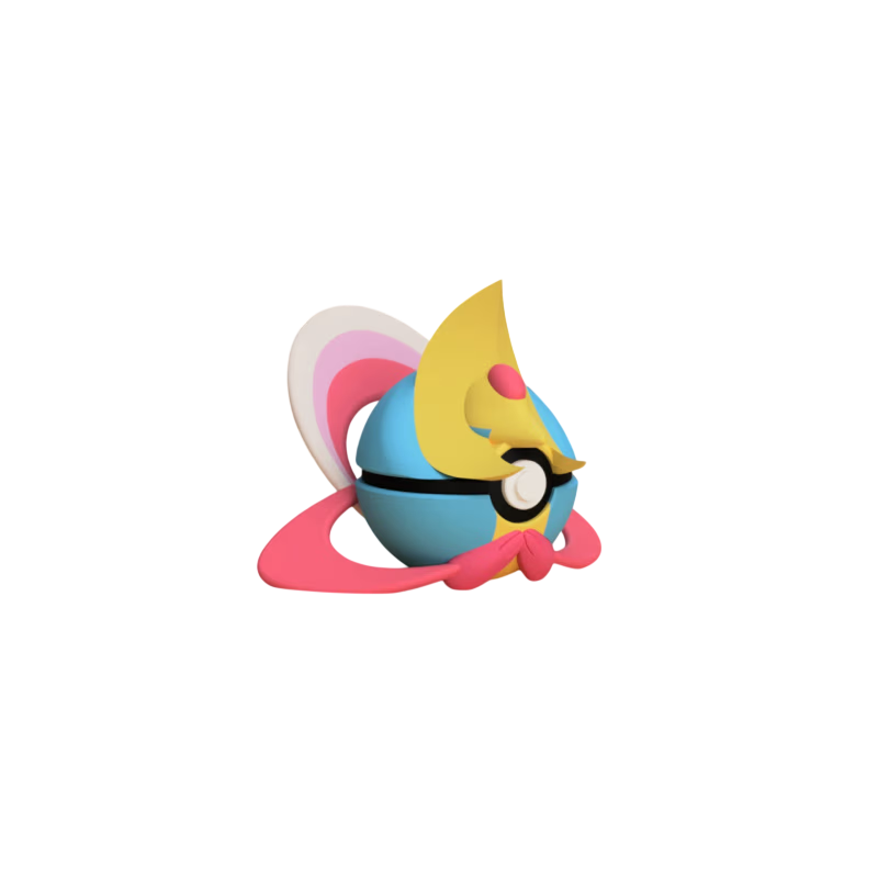 Pokéball de Cresselia Impresa en 3D