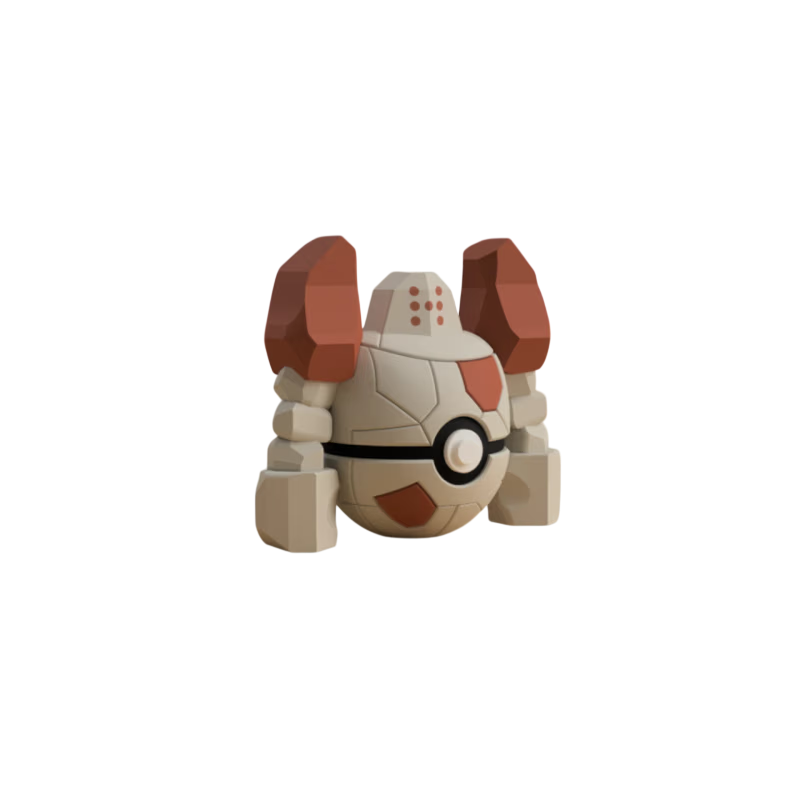 Pokéball de Regirock Impresa en 3D