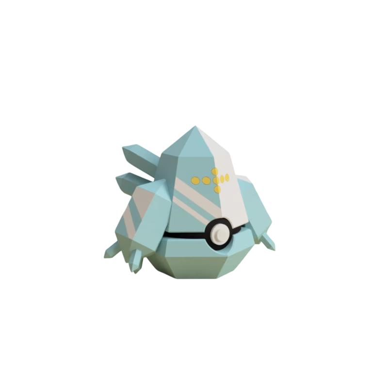 Pokéball de Regice Impresa en 3D