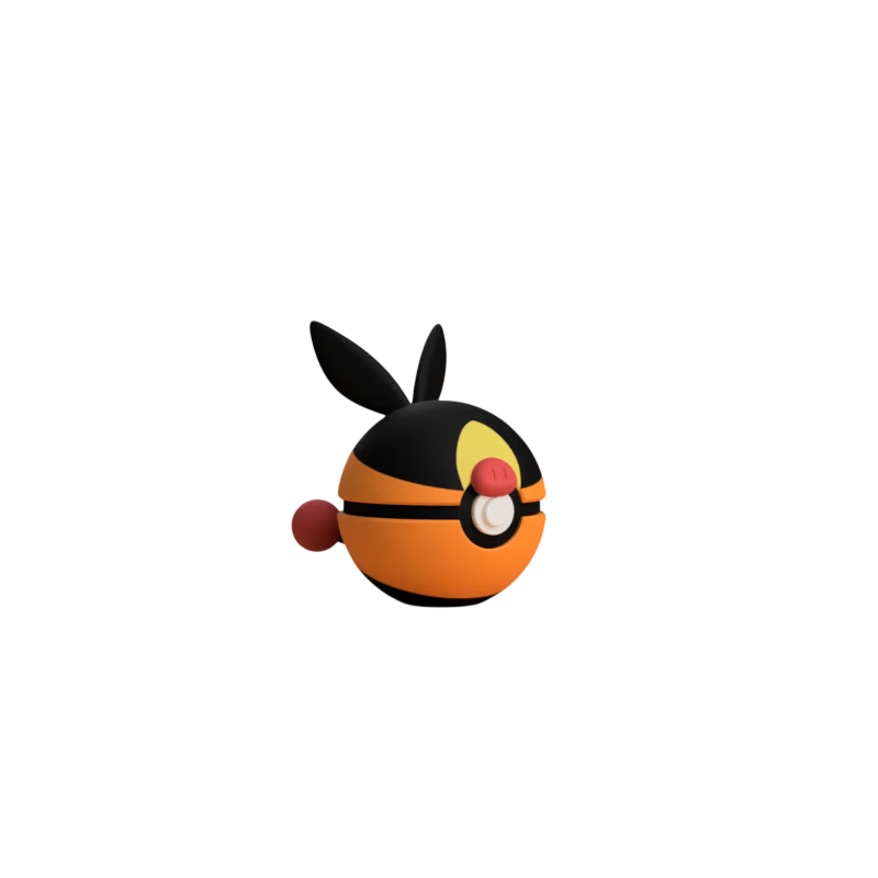 Pokéball de Tepig Impresa en 3D