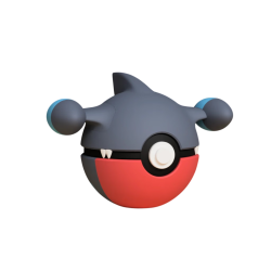 Pokéball de Gible Impresa en 3D | Gible Pokeball