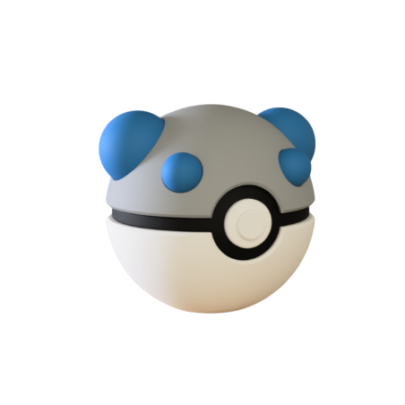 Pokéball Peso Ball Impresa en 3D |Peso Ball Pokeball