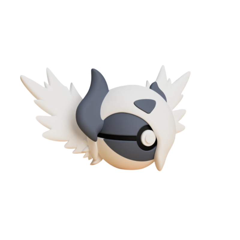 Pokeball de Mega Absol Impresa en 3D| Mega Absol Pokeball