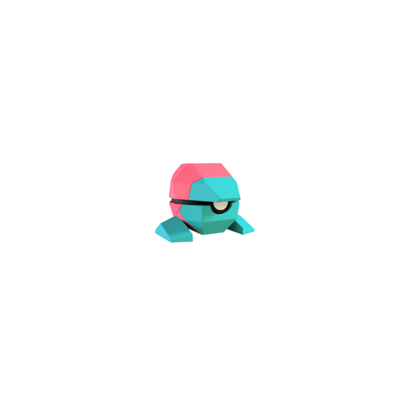 Pokéball de Porygon Impresa en 3D