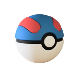 Pokéball Super Ball Impresa en 3D | Super Ball Pokeball