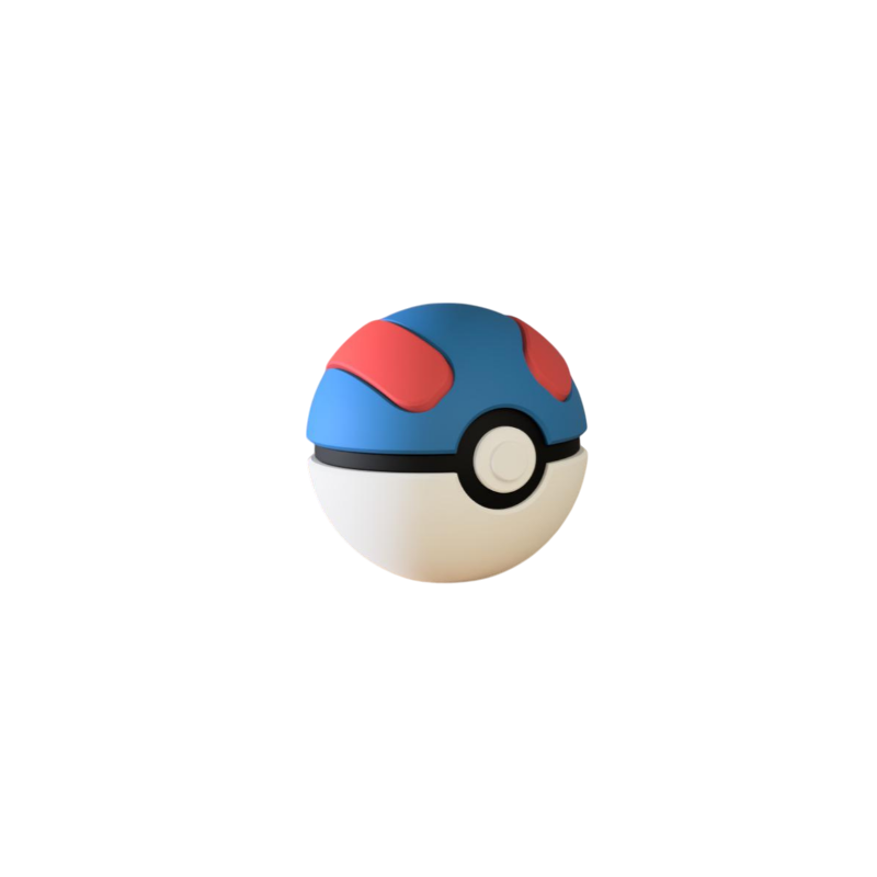 Pokéball Super Ball Impresa en 3D | Super Ball Pokeball