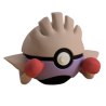 Pokéball de Hitmonchan Impresa en 3D