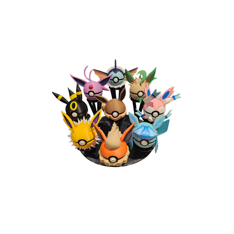 Eeveeluciones Impresa en 3D con Soporte
