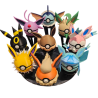 Eeveeluciones Impresa en 3D con Soporte