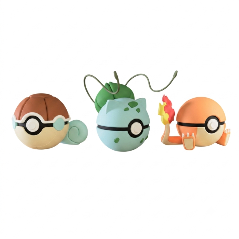 Pack Starters Kanto Impreso en 3D