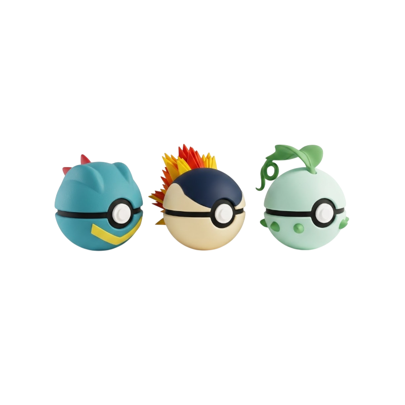 Pack Starters Johto Impreso en 3D