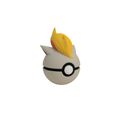 Pokéball de Ponyta Impresa...