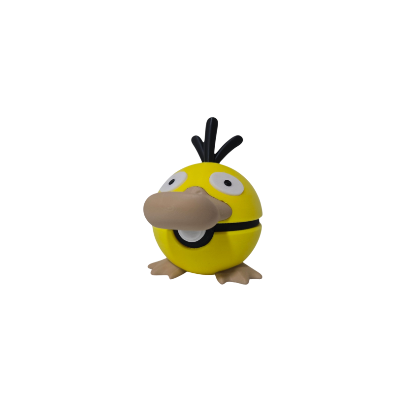 Pokéball de Psyduck Impresa en 3D| Psyduck Pokeball