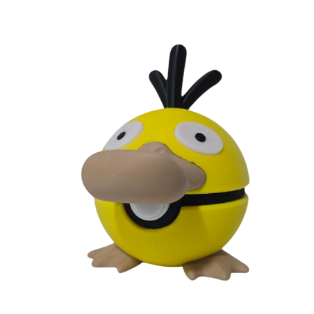 Pokéball de Psyduck Impresa en 3D| Psyduck Pokeball