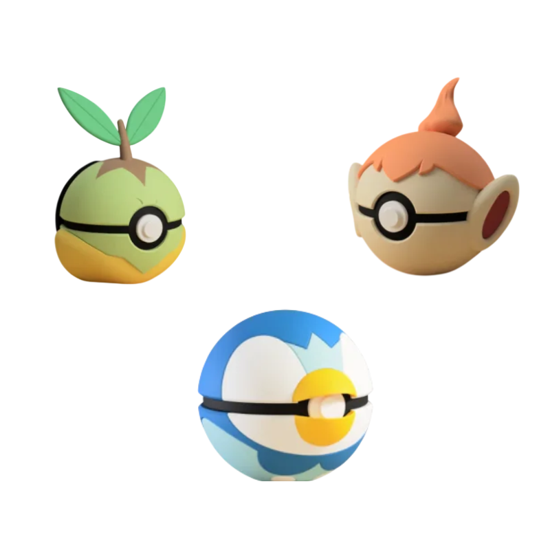 Pack Starters Sinnoh Impreso en 3D