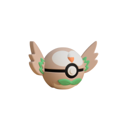 Pokéball de Rowlet Impresa...